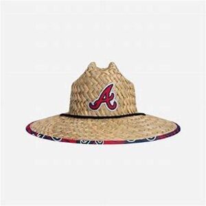 NWT Foco Men's Atlanta Braves MLB Straw Hat